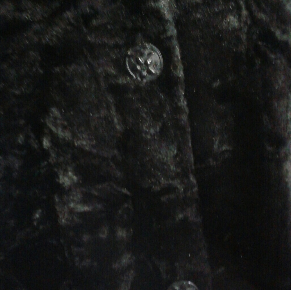 Black faux fur Pashi coat - Picture 5 of 5